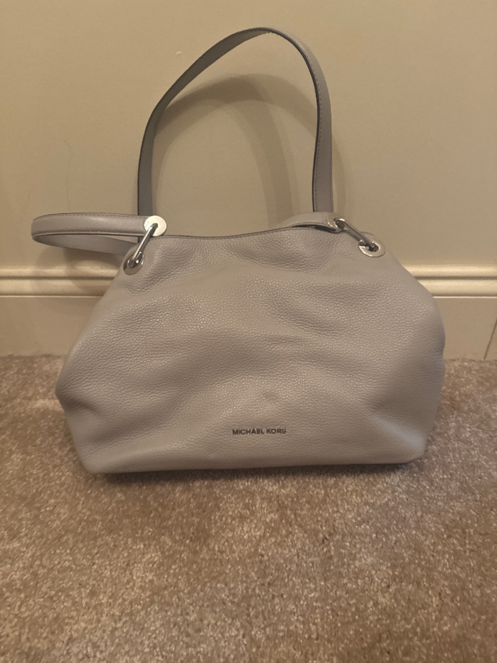 EUC Grey Michael Kors Purse
